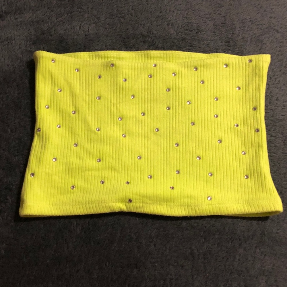 LF rhinestone tube top
